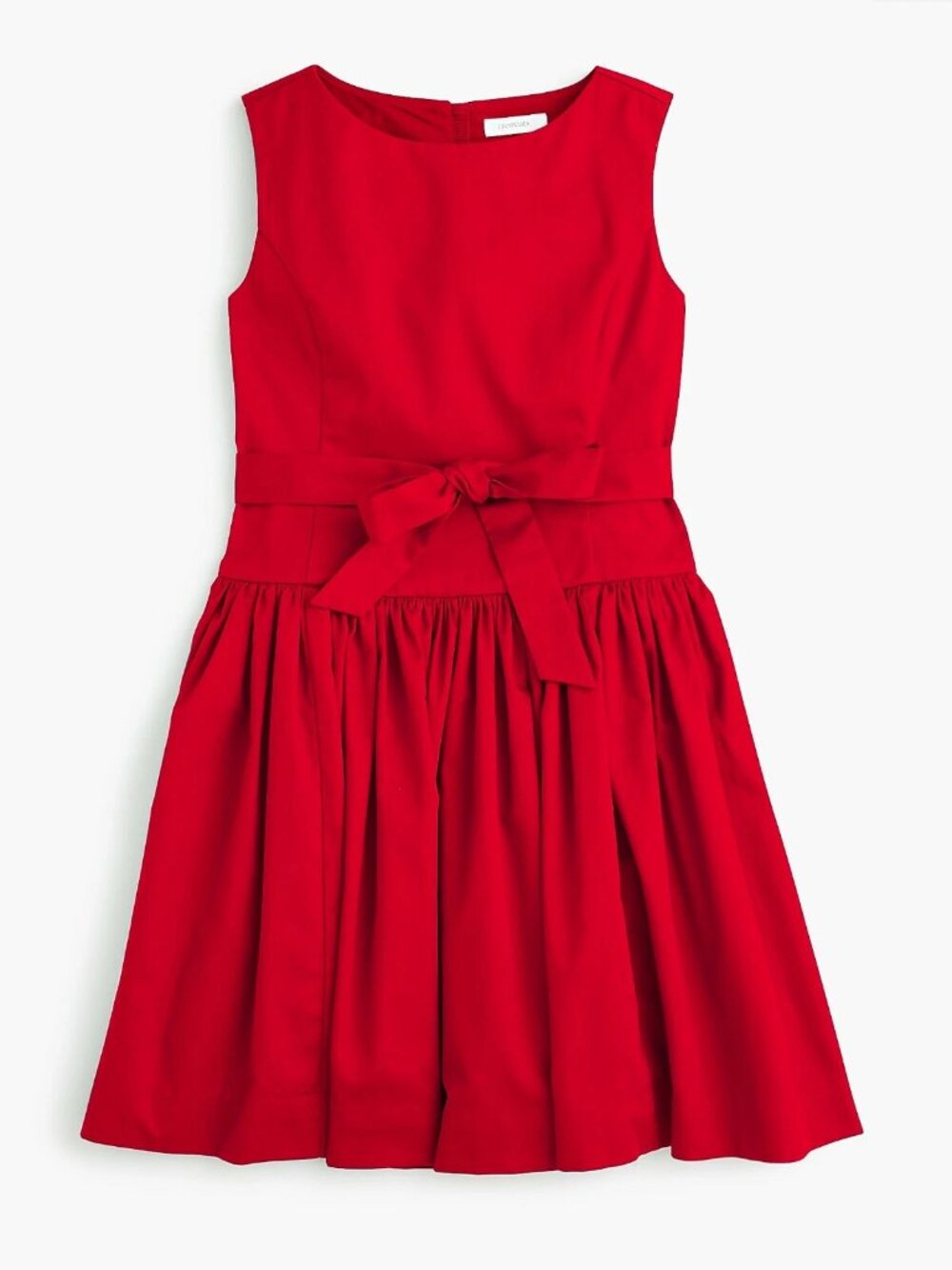 Crewcuts Red Sleeveless Belted Drop-waist Dress. Girls Size 14